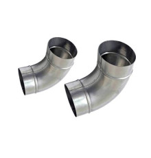 Оцинкованные вентиляционные штампованные отводы