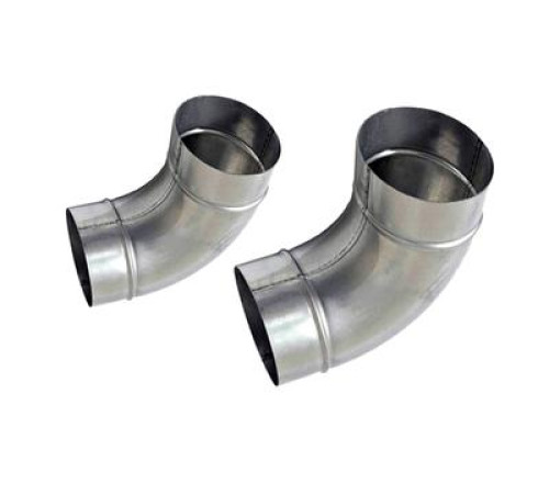 Оцинкованные вентиляционные штампованные отводы