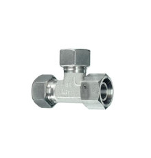 Нержавеющие оснащенные тройники гайка