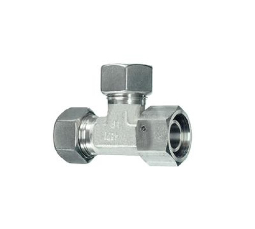 Нержавеющие оснащенные тройники гайка