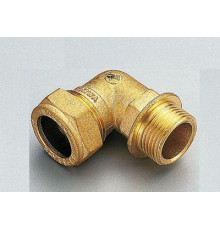 Медные угловые переходы с наружной резьбой