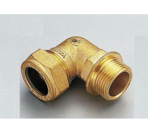 Медные угловые переходы с наружной резьбой