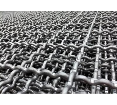 Сетка нержавеющая рифленая